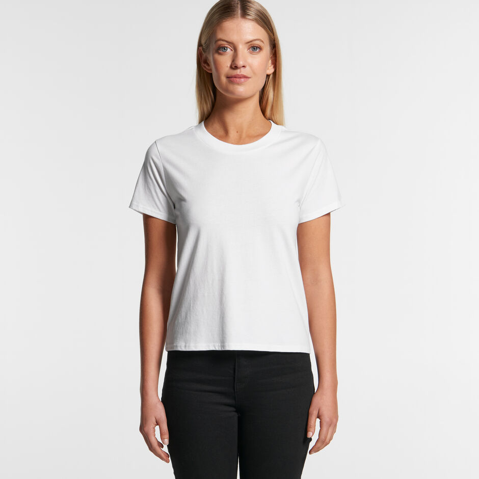 AS Colour 4003 Wo's Cube Tee, Front